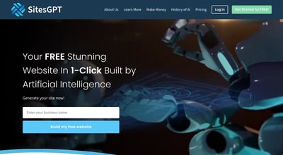 SitesGPT AI 网站生成器 preview